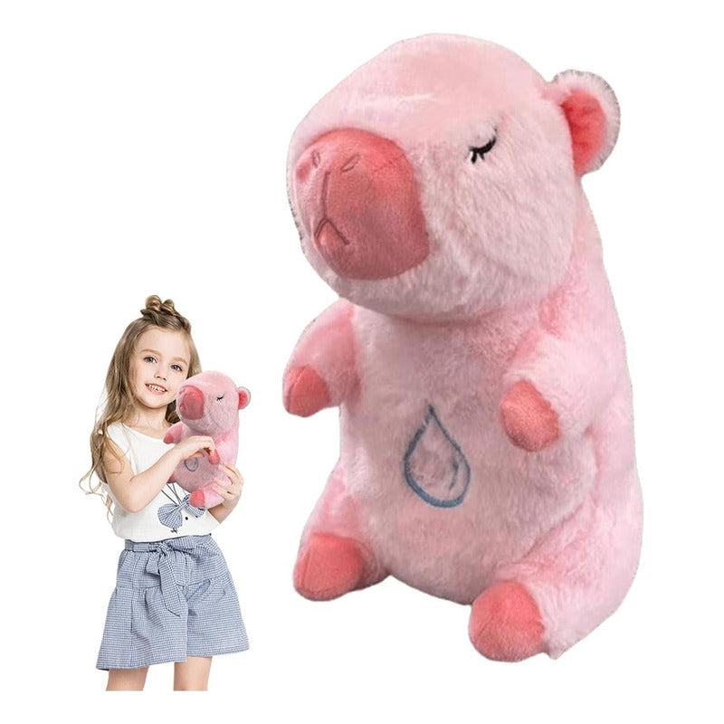 Peluche Capibara Relajant Sonido Luz Capybara Calma Ansiedad