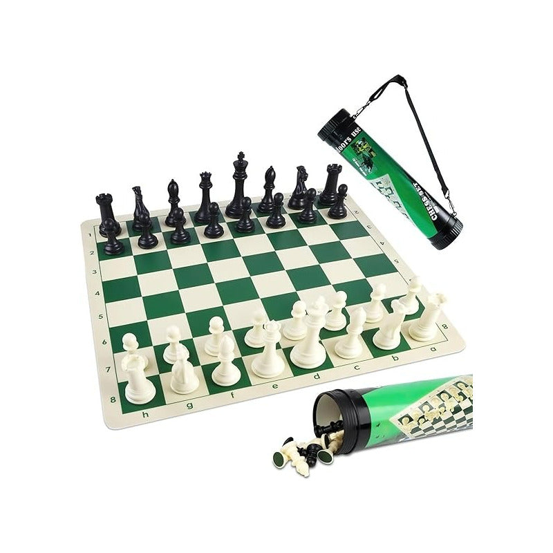 Tablero Ajedrez Calidad Profesional Grande Enrollable