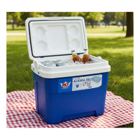 Cooler Nevera Cava Hielera Portátil 35 Litros Reyplast Azul
