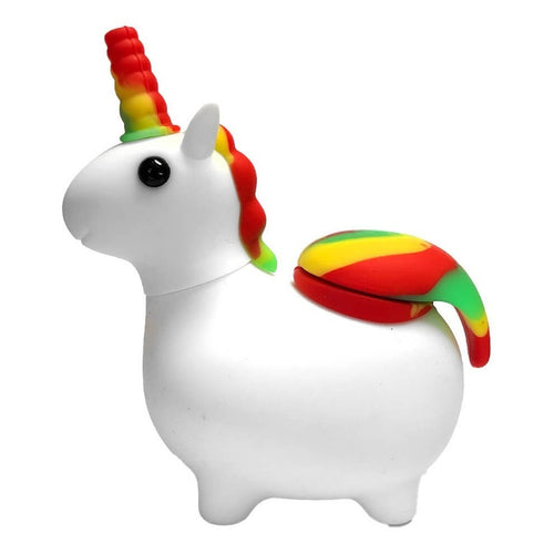 Bong Pipa Diseño Unicornio Silicona + Quemador Desarmable