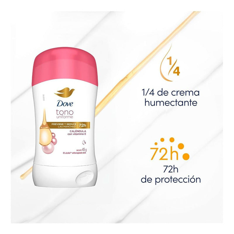 Dove Desodorante Barra Tono Uniforme Caléndula 45gr