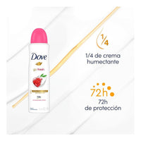 X3 Desodorante Dove Spray Aerosol Granada Verbena 72h 150ml Granada