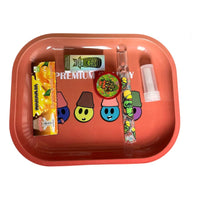 Set Fumador Bandeja + Papelillos + Moledor + Pipa Weed