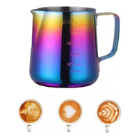 Jarra De Espuma De Leche Barista Cafe Acero Inoxidable 350ml