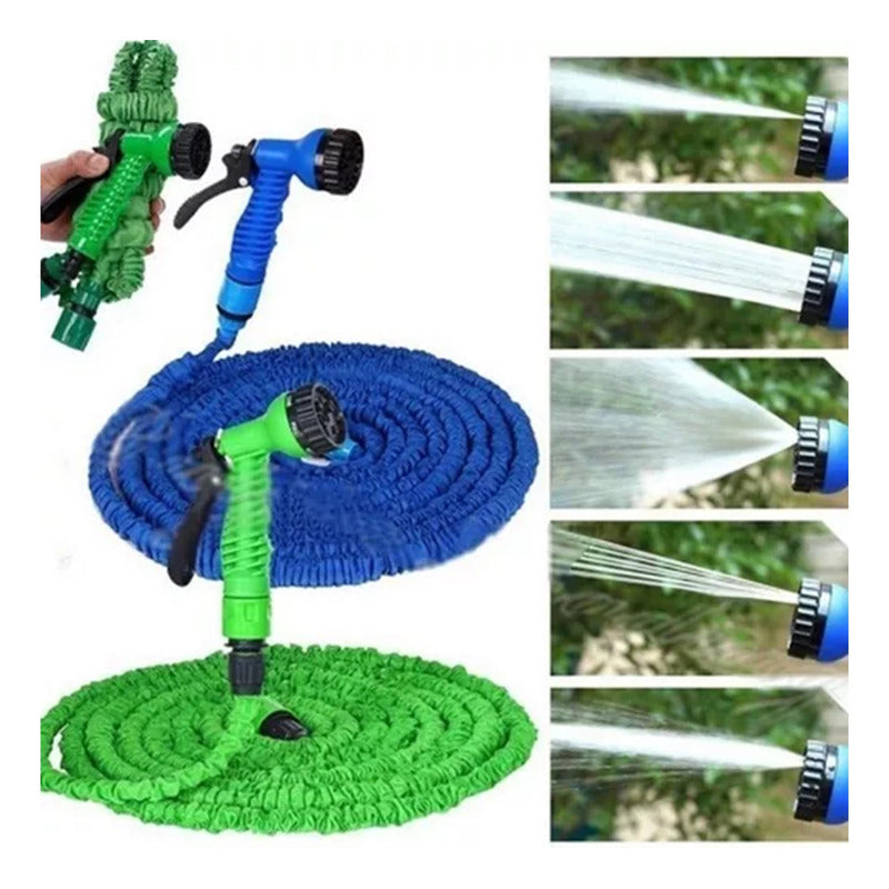 X2 Manguera Jardín Retráctil Flexible Expandible 22.5 Metros