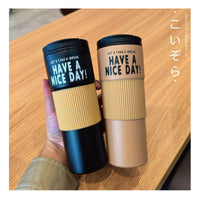 Vaso Termico Portátil Doble Capa De Acero Inoxidable Te Café