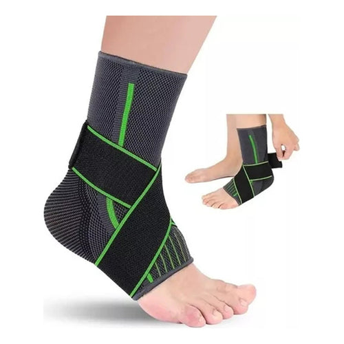 Tobillera Deportiva De Compresión Ajustable Para Esguince