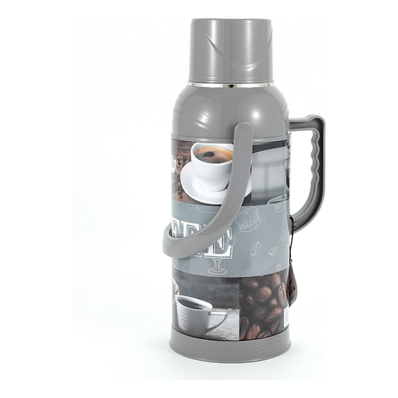 Termo Grande 3.2 Litros Acero Inox Agua Caliente Fria Cafe