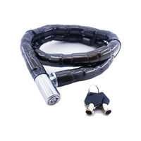 Cadena/ Candado C/llaves Cab. Cobra Moto Bicicleta Reforzada Azar