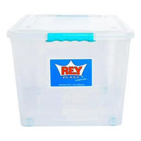 Caja Apilable Organizadora Almacenamiento Con Ruedas  50 L