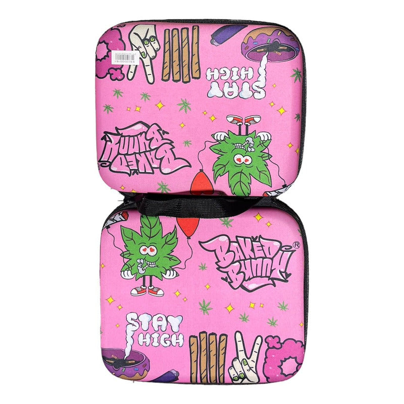 Estuche Fumeta Anti-olor Grande Diseños Weed Bolso Portatil