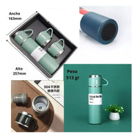 Set Termos De Agua Caliente Frio Termo Café Te+3 Tazas 500ml