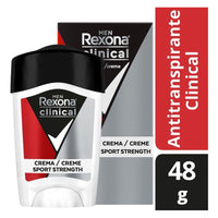 X2 Desodorante Crema Rexona Clinical Sport Strength 48g Men Sport Strength