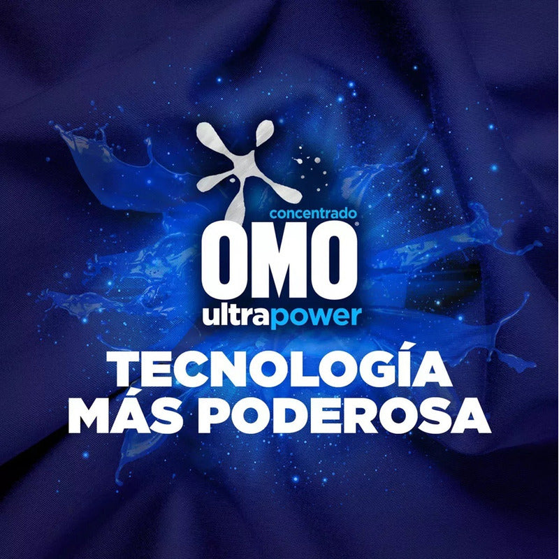 Pack X2 Detergente Omo Concentrado Polvo Ultra Power 2.7kg