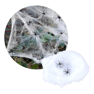 Telaraña Colgante Halloween Decoración Tela De Araña Adorno Blanco Telaraña