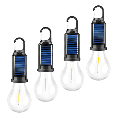 Pack X4 Ampolleta Solar / Recargable Usb Emergencia Portatil Cálida