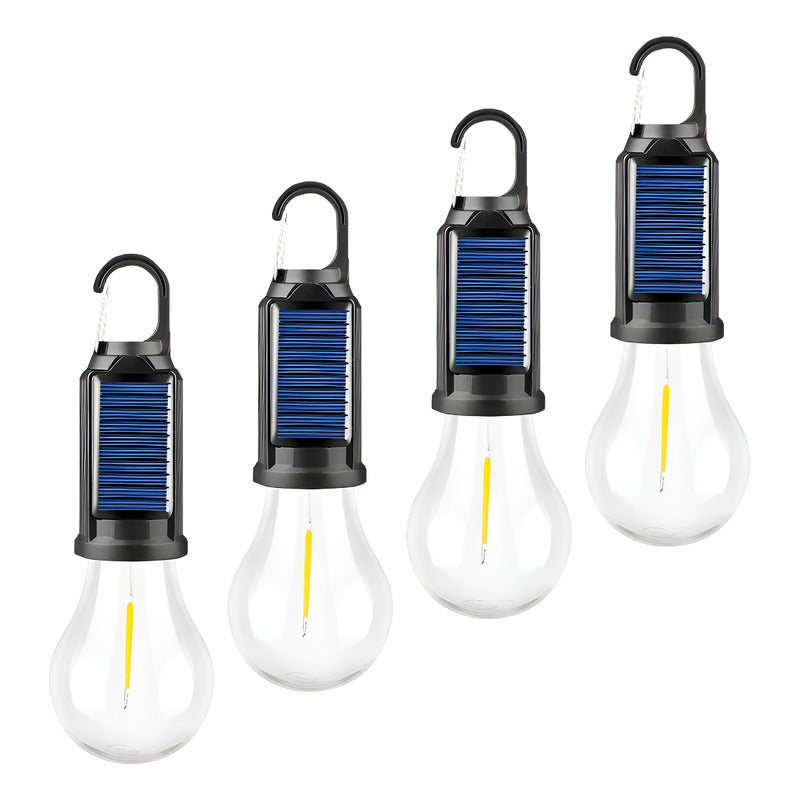 Pack X4 Ampolleta Solar / Recargable Usb Emergencia Portatil Cálida