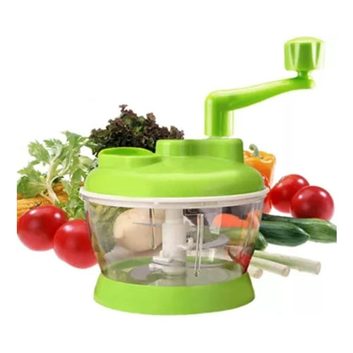 Picador Cortador Manual De Verduras Frutas Procesador Alimen Azar