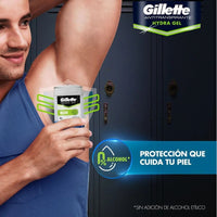 X4 Desodorante Gillette Gel Hidratación Con Aloe 82g Aloe Vera