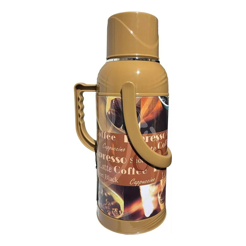 Termo Grande 3.2 Litros Acero Inox Agua Caliente Fria Cafe
