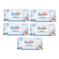 X5 Toallitas Húmedas Water Emubaby 80unid Hipoalergénicas