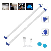 Lampara De Emergencia Recargable Ampolleta Luz Led 32cm Usb. Color Blanco