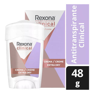Desodorante Rexona Clinical Crema Extra Dry Women 48g