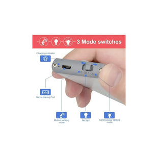 X2 Luz Led Recargable Sensor Movimiento Luz Hogar Emergencia Blanco