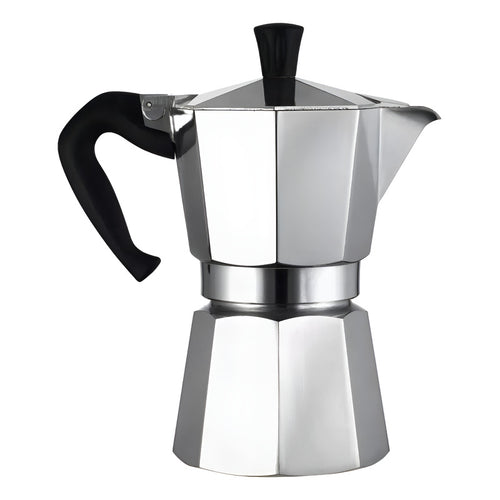 Coffe Italiana Cafetera Gris Italiana 6 Tazas