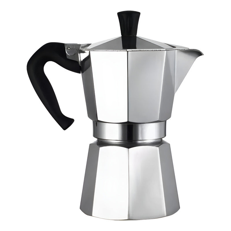 Coffe Italiana Cafetera Gris Italiana 6 Tazas