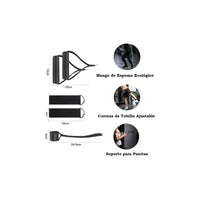 Kit Bandas Elásticas Banda Elastica De Resistencia Ejercicio Verde