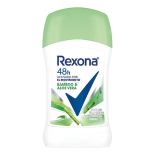 Desodorante Rexona Barra 50g Bamboo Aloe Vera 48h