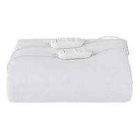 Calienta Cama 2 Plazas 2controles 60w Calientacama Recco Sec Blanco Calienta Cama