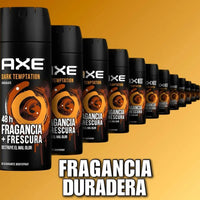 X2 Desodorante Spray Axe Dark Temptation Chocolate 150ml Chocolate