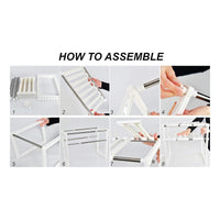 Estante Organizador De Ollas Ajustable Cocina Baño Multiuso