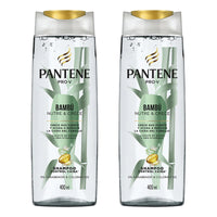 X2 Shampoo Pantene 400ml Bambú Nutre & Crece Control Caída