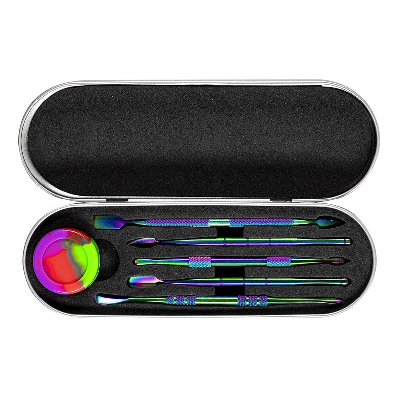 Kit Estuche 5 Dabbers Para Banger Bong Wax Dabber Limpiador