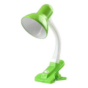 Lampara Click Pinza Escritorio Lampara Lectura Velador Verde Blanco