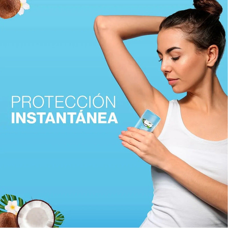 X2 Desodorante Gel Secret Coconut Antitranspirante 45g Coco