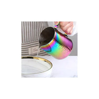 Jarra De Espuma De Leche Barista Cafe Acero Inoxidable 350ml