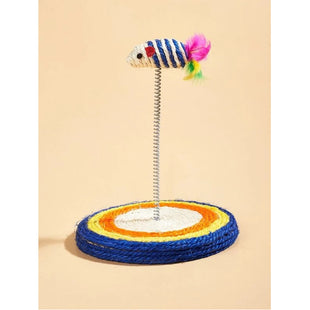 Rascador Gato Raton Torre Juguete Mini Rascador Con Porfiado