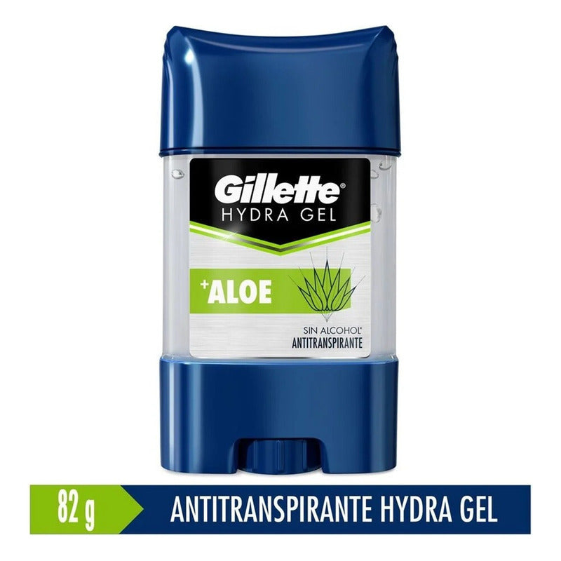 X4 Desodorante Gillette Gel Hidratación Con Aloe 82g Aloe Vera