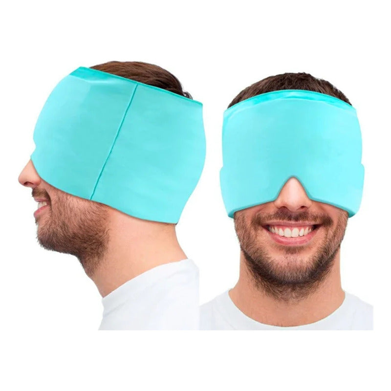 Pack 2 Gorros Gel Alivio De Migraña Terapia Frío Calor Dolor