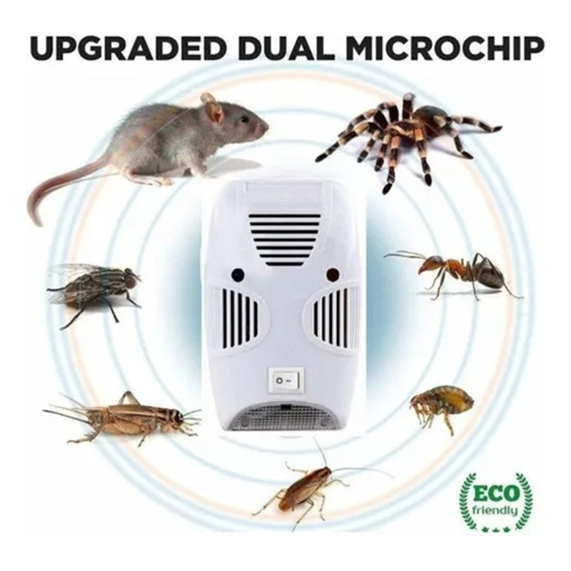 Repelente Ultrasónico De Plagas E Insectos Repelente Ratones