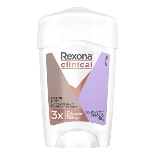 Desodorante Rexona Clinical Crema Extra Dry Women 48g Extra Dry