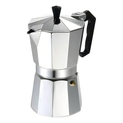 Coffe Italiana Cafetera Gris Italiana 6 Tazas