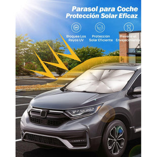 Quitasol Parasol Parabrisa Auto Tipo Sombrilla Cubre Sol