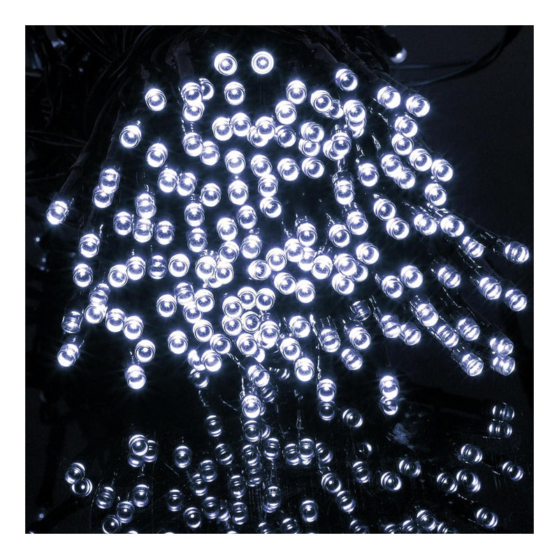 Luces Navideña Led Luz Arbol Navidad Amarillo Decoración 50m