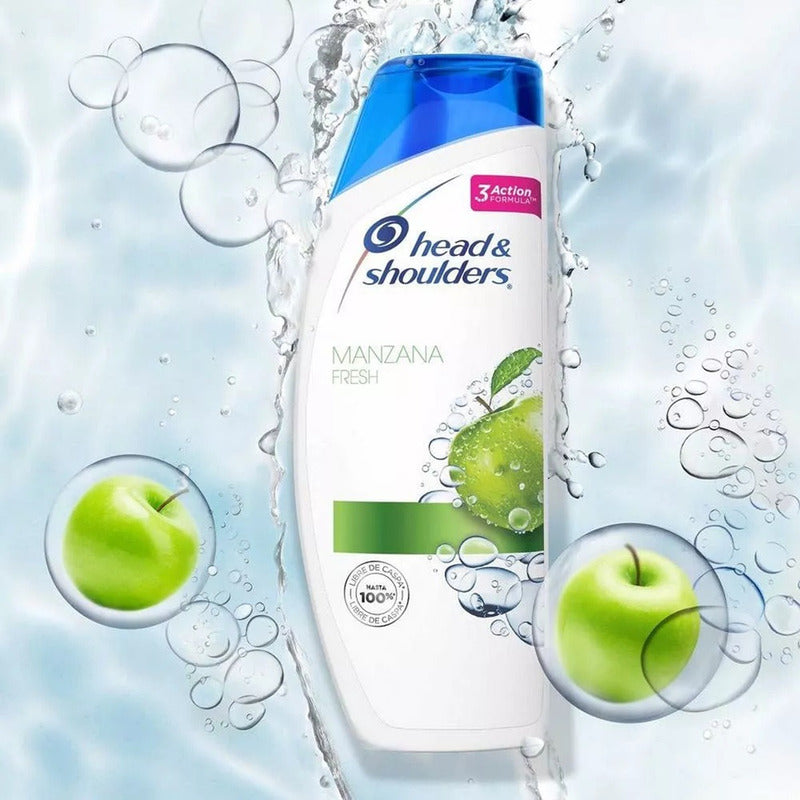 X2 Shampoo Head & Shoulders Manzana Fresh 375ml Control Casp