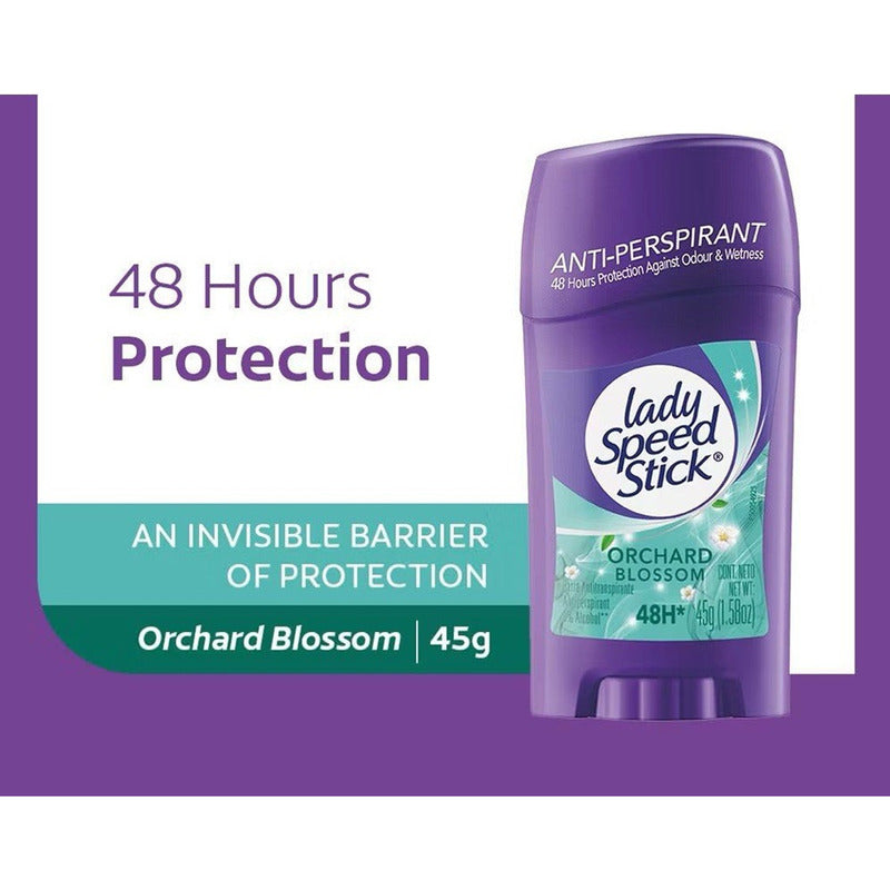 Desodorante Barra Lady Speed Stick Orchard Blossom Barra 45g